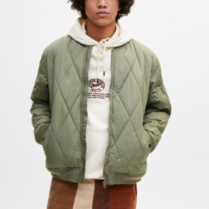Men's Unique Fashion Style Light Green Rain Proof Hoodie Jacket